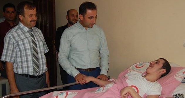Kaymakam Alibeyoğlu’ndan hasta ziyareti