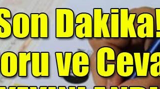 2018 YKS'nin soru kitapçıkları ve cevap anahtarları yayımlandı