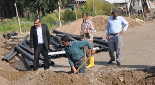 Başkan Çetinsoy: Bu yıl içerisinde 11 km altyapı çalışması yapıldı