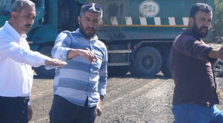 Başkan Çetinsoy, yol çalışmalarını yerinde denetledi