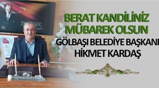 Başkan Kardaş'ın Berat Kandili Mesajı