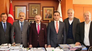 Başkan vekili Alibeyoğlu'dan Bayrampaşa Belediyesi'ne ziyaret