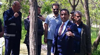 Başkan vekili Alibeyoğlu mesire alanında incelemelerde bulundu