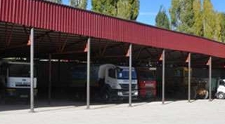 Belediye oldu olalı yeni garaj yapıldı!