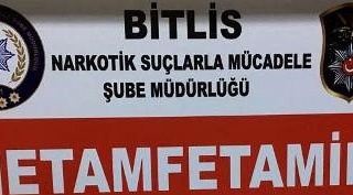 Bitlis'te 1 Kilo Metamfetamin Ele Geçirildi