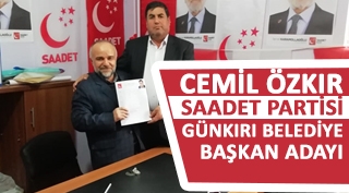 Cemil Özkır Saadet Partisi’nden Günkırı Belediye Başkan Adayı