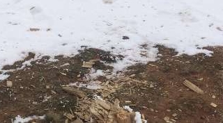 Gölbaşı Beldesinde telefon direkleri çalındı