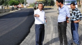 Günkırı anayolu sıcak asfaltla yepyeni bir görünüm kazandı