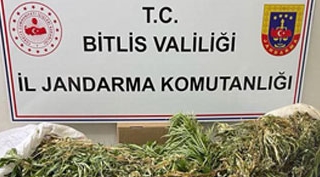 Günkırı Beldesinde 4 kilo 100 gram esrar ele geçirildi