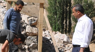 Günkırı Belediyesi tarafından mezarlıklarda çevre düzenlemesi