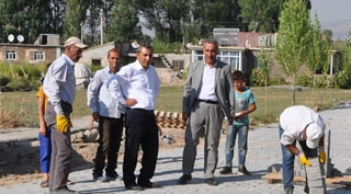 Günkırı Belediyesi tarafından üst yapı çalışmaları