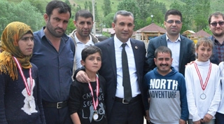 Günkırı'da bahar etkinliği kapsamında koşu yarışması düzenlendi