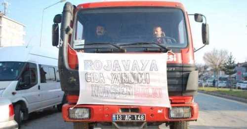 Güroymak belediyesi Şengal ve Rojava için yardım topladı