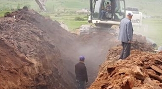 Güroymak Belediyesi tarafından kanalizasyon çalışmaları