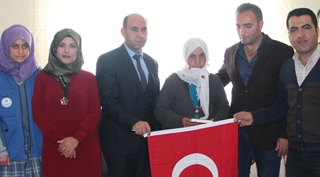 Güroymak Gençlik Hizmetleri ve Spor Müdürlüğünden şehit ailelerine ziyaret