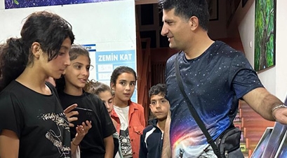 Güroymak Gölbaşı Ortaokulu'nda Gökyüzü Etkinliği