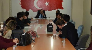 Güroymak Kaymakamı Alibeyoğlu öğretmenlerle bir araya geldi