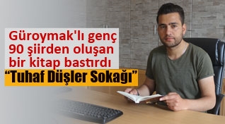 Güroymak'lı genç 90 şiirden oluşan bir kitap bastırdı