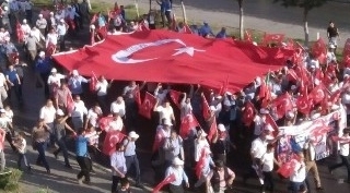Güroymak’ta 15 Temmuz Milli Birlik Yürüyüşü Yapıldı
