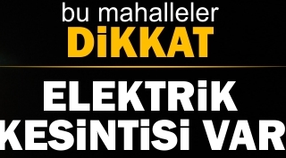 Güroymak'ta 2 gün elektrik kesintisi uygulanacak