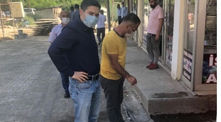 Güroymak’ta bozulan yollara kilitli parke çalışması