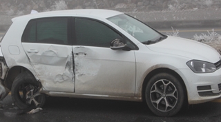 Güroymak'ta İki Ayrı Trafik Kazası Meydana Geldi