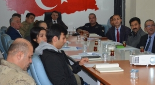 Güroymak'ta Kadına Yönelik Şiddetle Mücadele toplantısı