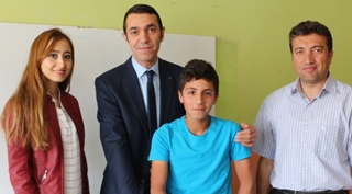 Güroymak'ta karne heyecanı: 14 bin 48 öğrenci karne aldı