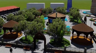 Güroymak’ta kent meydanı yapılıyor