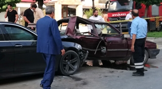 Güroymak’ta trafik kazası 5 yaralı