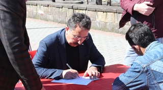 Güroymak'ta Türk Kızılay tarafından kan bağışı kampanyası