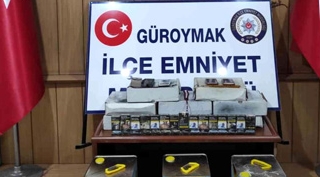 Güroymak'ta yağ ve sigara çalan hırsızlar yakalandı