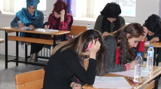 Güroymak'ta Ygs deneme sınavı yapıldı