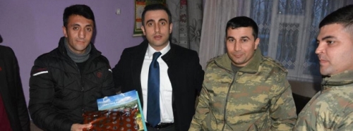 Kaymakam Alibeyloğlu'ndan El-Bab Gazisine ziyaret