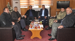 Kaymakam Alibeyoğlu'ndan Başkan Çetinsoy'a ziyaret