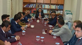 Kaymakam Alibeyoğlu Ortaokul müdürleriyle bir araya geldi