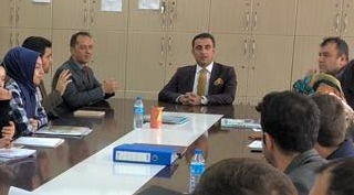 Kaymakam Alibeyoğlu rehber öğretmenleriyle bir araya geldi