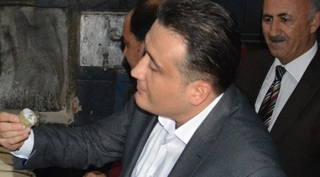 Kaymakam Muharrem Eligül'ün esnaf ziyareti