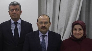 Kaymakam olarak atanan Vali Yardımcısı Murat Kütük'e veda yemeği