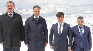 Nemrut Kalderası Yolunda Karla Mücadele Çalışması