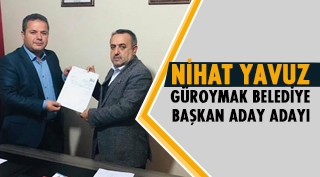 Nihat Yavuz AK Parti’den Güroymak Belediye Başkan Aday Adaylığını açıkladı