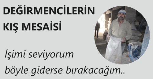 Norşin'de değirmencilerin kış mesaisi