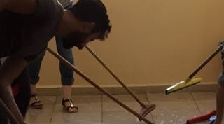 Özkavak Köy Okulunda Öğretmenlerden hummalı temizlik çalışması