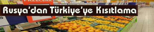Rusya'dan Türkiye'ye 'ithalat' kısıtlaması