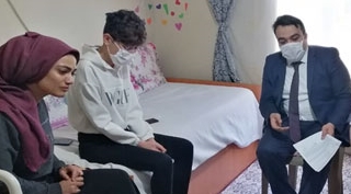 Savcı ifade için ekip kurup hasta genç kızın evine gitti