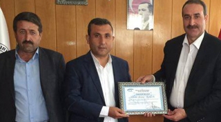 SGK’dan Başkan Çetinsoy’a teşekkür belgesi