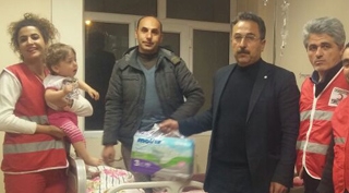 Türk Kızılay Güroymak Şubesinden hastalara ziyaret