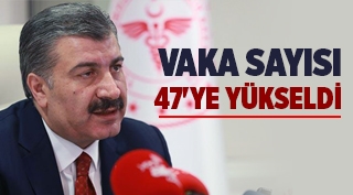 Türkiye'deki korona virüsü vaka sayısı 47'ye yükseldi