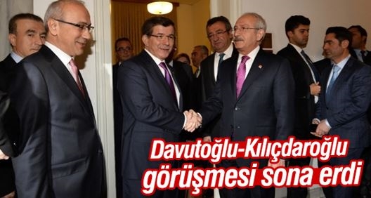 AKP ile CHP görüşmesi sona erdi