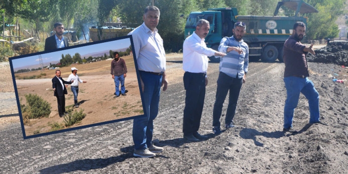 Başkan Çetinsoy, yol çalışmalarını yerinde denetledi